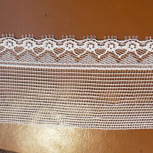 Vintage Bobbin Net Lace Trim.    2" inch x 10 yards